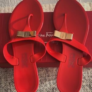 Salvatore Ferragamo Farelia Jelly Thong Sandal